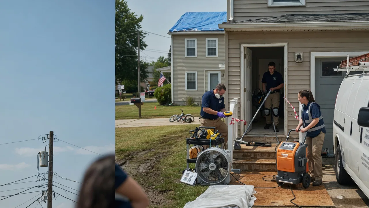 Water Damage Repair in Yoder, IN near me